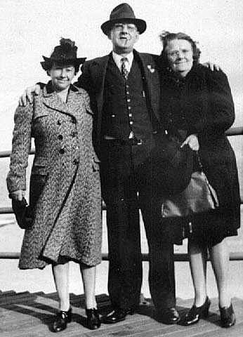 Hazel and Robert Veatch; Hazel's sister Emma Kircher