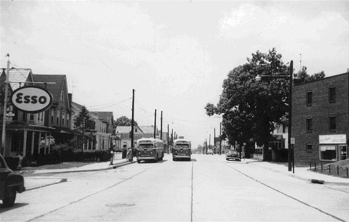 Federal Street at Dudley looking west, circa 1957