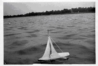 Sailboat on the Cooper River, 1950s