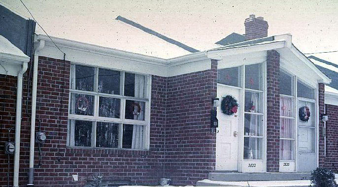 2822 Wayne Avenue, postwar housing in Cramer Hill, circa 1962