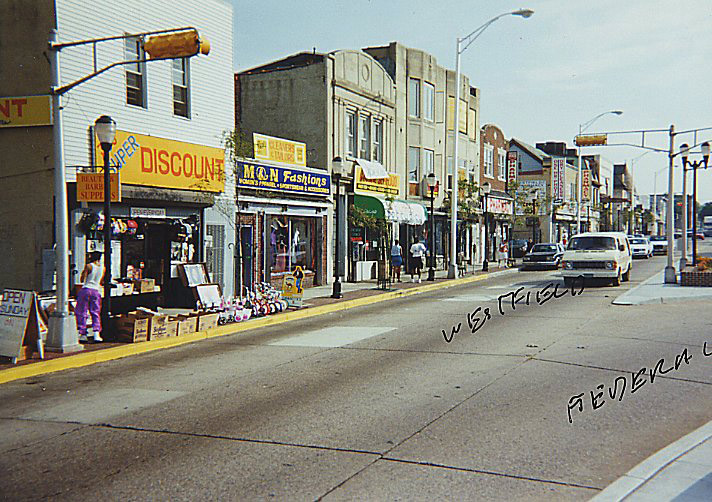 The split of Westfield Avenue off Federal Street, 1994