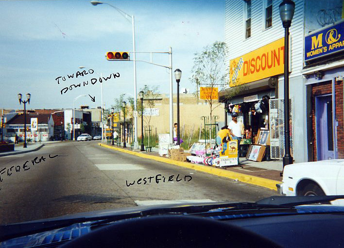 Looking the opposite way toward downtown, 1994