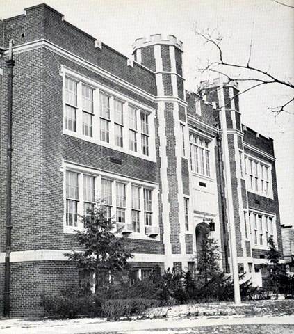 Bernie Rieck at Woodrow Wilson High School, 1956