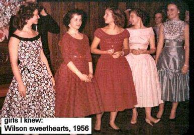 Woodrow Wilson High School students, 1956
