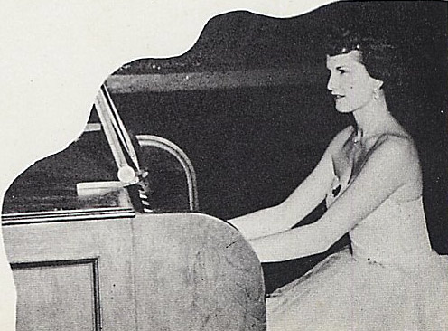 Betty Ann Albertson at the organ, Woodrow Wilson High School Spring Concert
