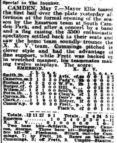 Emerson Lands Initial Contest, continued — Philadelphia Inquirer, May 9, 1910