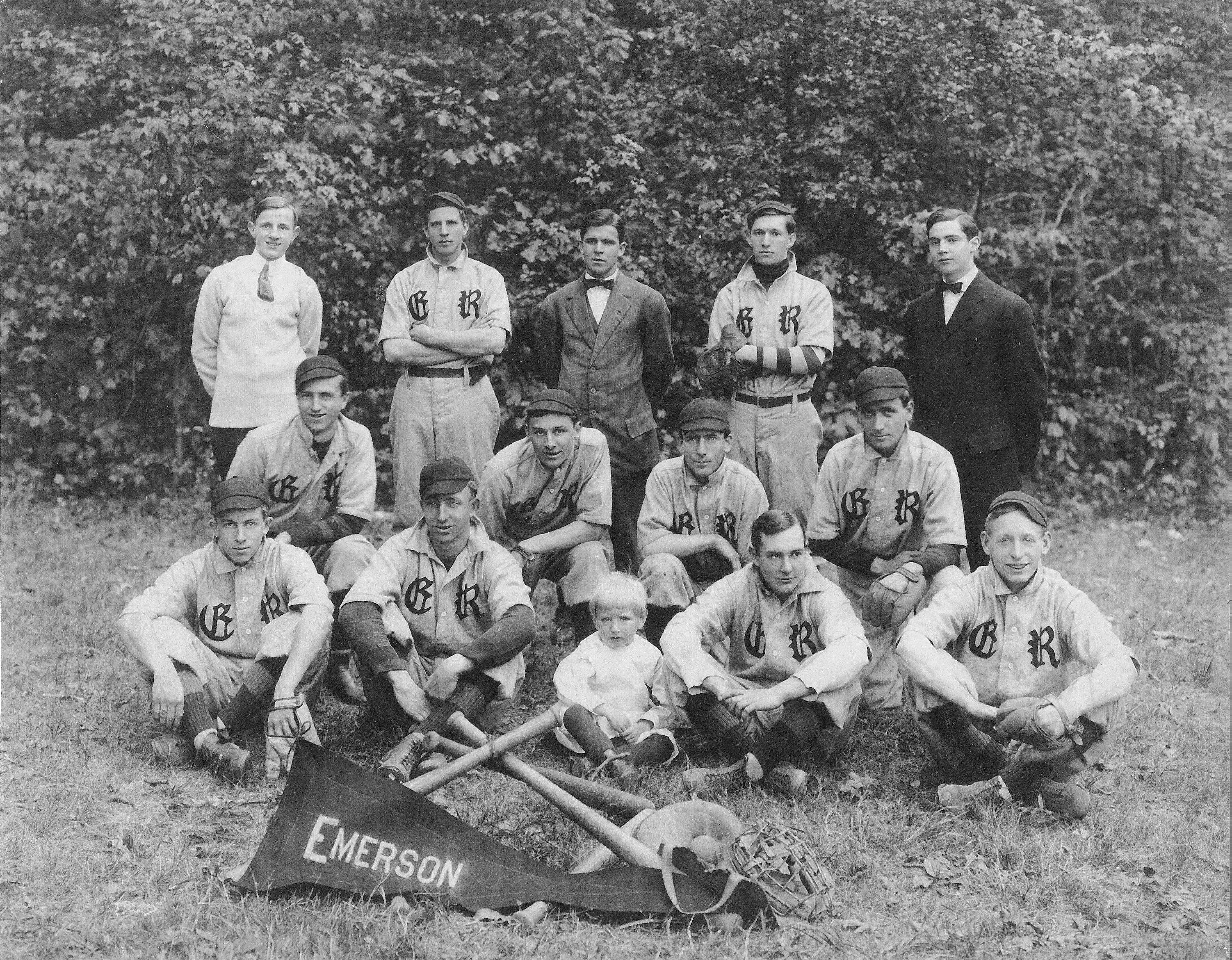Emerson Athletic Association baseball team, undated