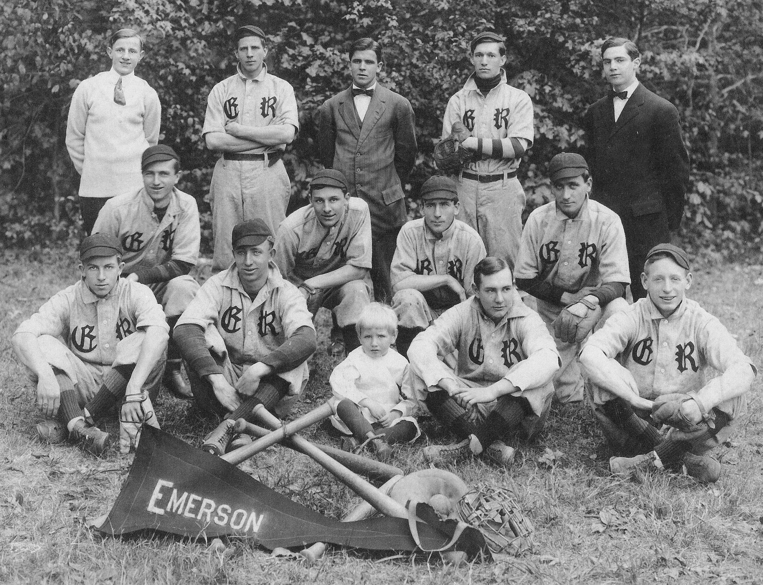 Emerson Athletic Association baseball team, undated