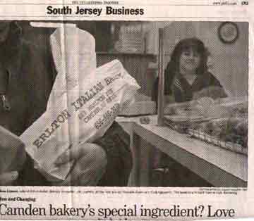 Camden Bakery's Special Ingredient? Love - Philadelphia Inqurier - Unidentified Date