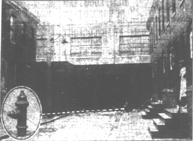 Fence That Hampered Firemen - Camden Courier-Post, February 24, 1928
