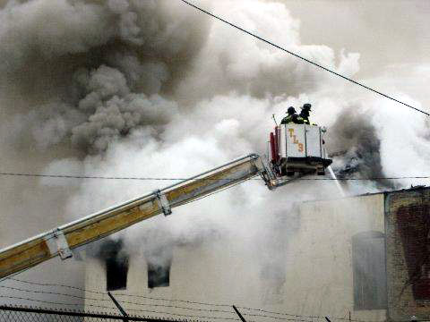 Two-Alarm Fire at the Antrim Hardware Building, April 2, 2005