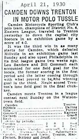 Camden Courier-Post April 21, 1930