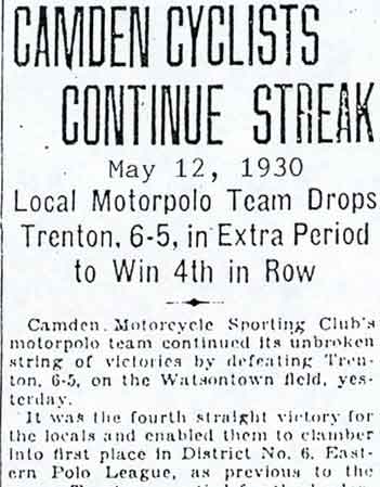 Camden Courier-Post May 12, 1930
