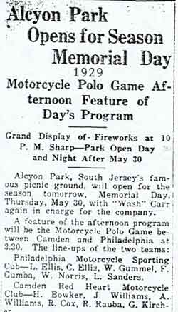 Camden Courier-Post May 29, 1929