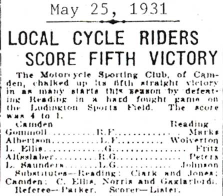 Camden Courier-Post May 25, 1931