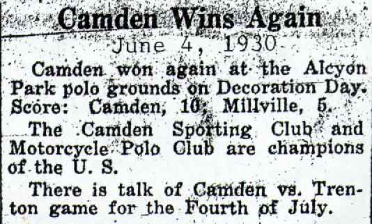 Camden Courier-Post June 4, 1930