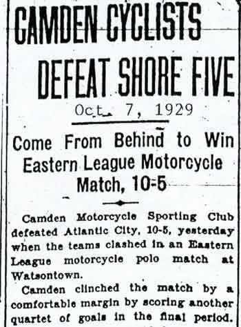 Camden Courier-Post October 7, 1929