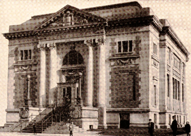 The Carnegie Library at Broadway and Line Street, Camden, 1914