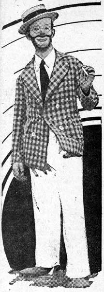 Earl Shipley, clown with Hagenbeck-Wallace Circus
