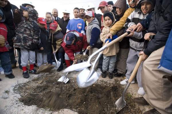 Cramer Hill Little League groundbreaking ceremony, November 18, 2008