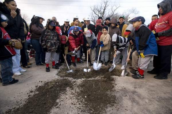 Cramer Hill Little League groundbreaking ceremony, November 18, 2008