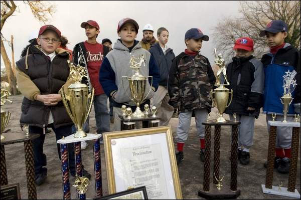 Cramer Hill Little League groundbreaking ceremony, November 18, 2008
