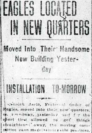 Camden Courier-Post, January 5, 1909 - page 1