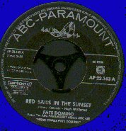 Fats Domino — Red Sails in the Sunset, single