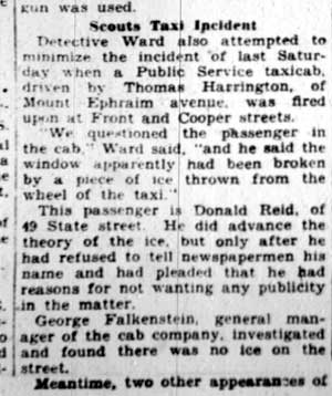 Boy with air rifle terrorizes school, Camden Courier-Post February 14, 1928