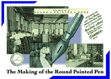 The Making of the Round Pointed Pen — C. Howard Hunt Pen Co. centennial brochure