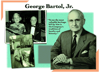 George Bartol Jr. — C. Howard Hunt Pen Co. centennial brochure