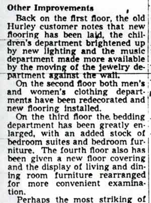 Hurley's renovation, Camden Courier-Post, October 6, 1947 — image 6