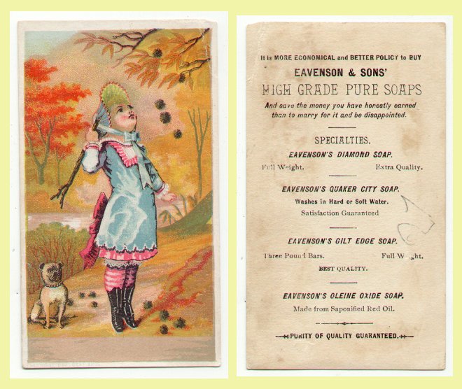 J. Eavenson & Sons 1890s trade card