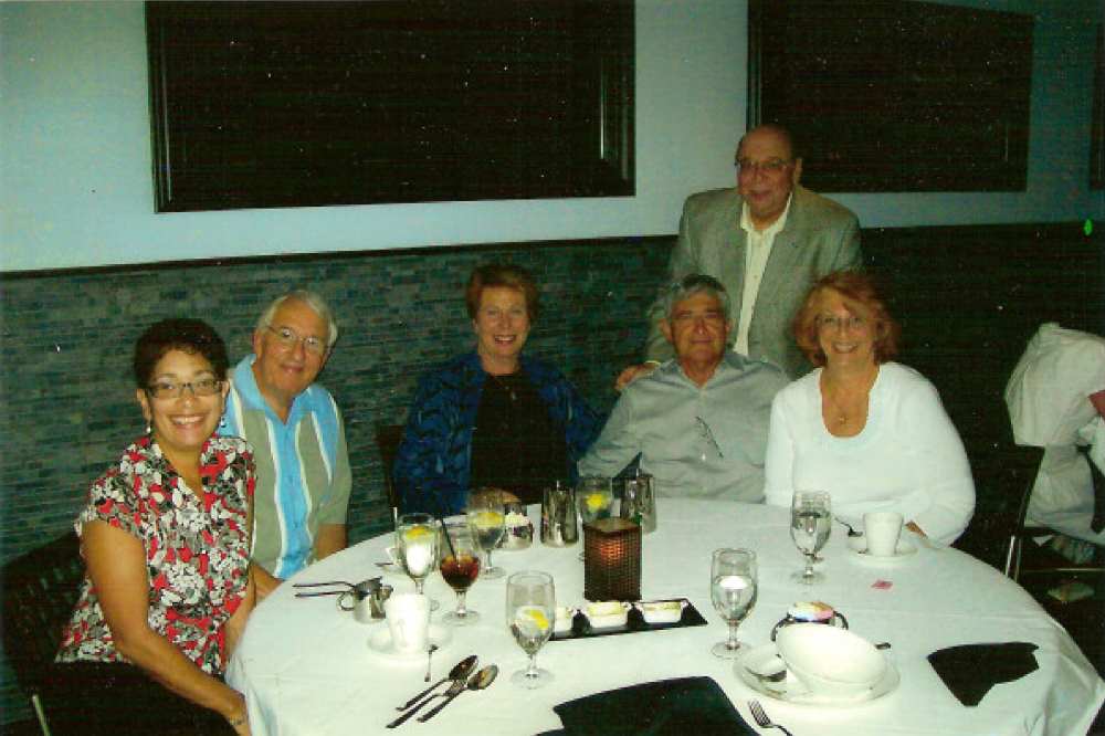 2008 — Seated from left: Diane Gottlieb & Dr. Stuart Gottlieb; Gerri Cohen Seinberg and Bart Seinberg; Bobbie Katz; Standing: Ellis Katz