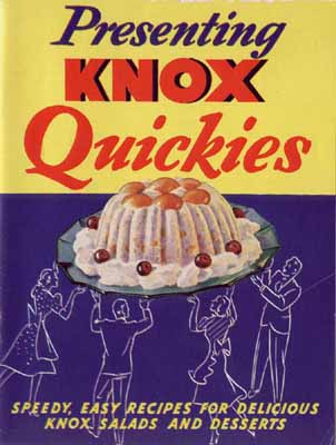 Knox Gelatine cookbook, circa 1955