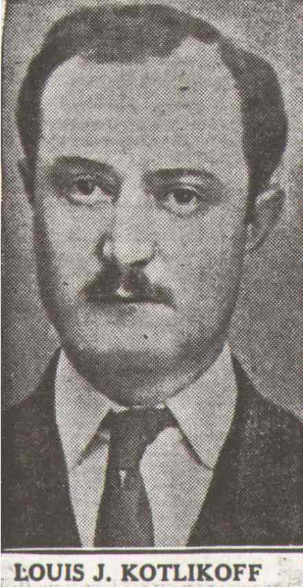 Louis J. Kotlikoff — Camden Courier-Post, October 8, 1936