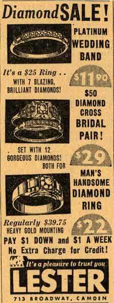 Lester Store advertisement, June 1938