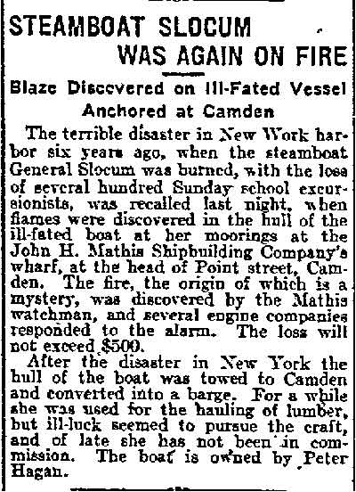 Philadelphia Inquirer, September 10, 1910