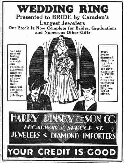 H. Pinsky and Son Company advertisement, Camden Courier-Post, June 15, 1932