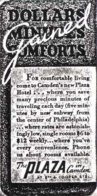 Camden Courier-Post, October 5, 1936 — Plaza Hotel