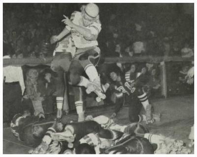 Judy Arnold, Eastern Warriors roller derby, jamming