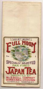 Full Moon Tea bag — William S. Scull & Company, Camden, NJ
