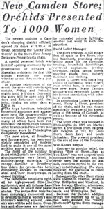 Stern department store opening at 836-840 Broadway, Camden Courier-Post, June 1, 1950