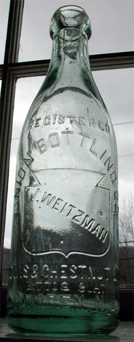 Israel Weitzman's Union Bottling Company — Louis Street and Chestnut Street