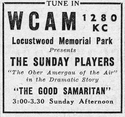 WCAM, February 5, 1938