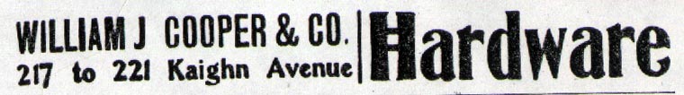 William J. Cooper & Co. — 1912-1913 Camden City Directory