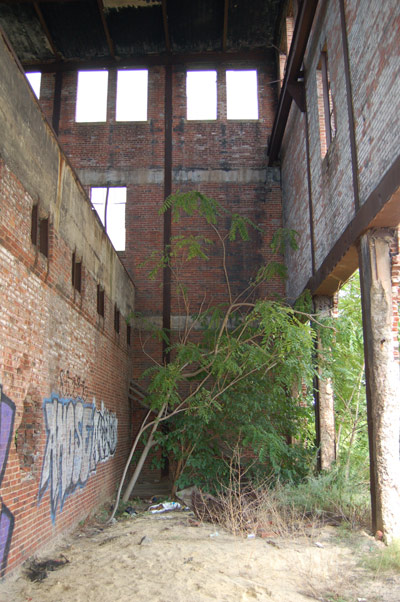 Camden City Incinerator front chamber furnace, July 2006