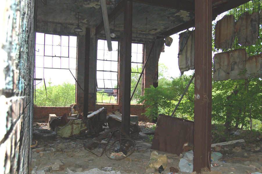 Camden City Incinerator rear chamber, July 2006