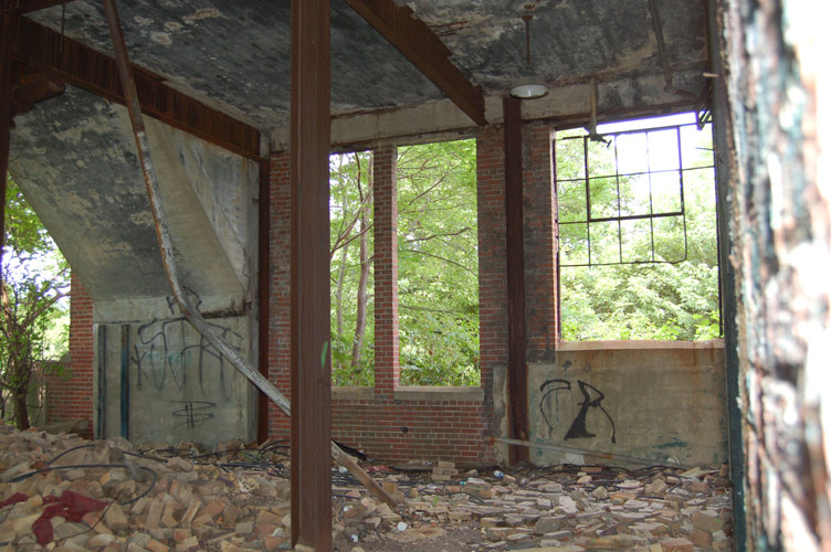 Camden City Incinerator rear chamber, July 2006
