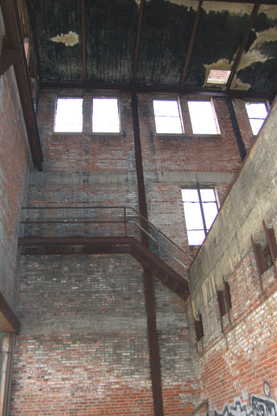 Camden City Incinerator front chamber, July 2006